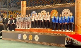 Στην τρίτη θέση του βάθρου ανέβηκε η Εθνική Ανσάμπλ Νεανίδων στο διεθνές τουρνουά ρυθμικής