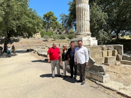 Διεθνής αγώνας άρσης βαρών στην Αρχαία Ολυμπία