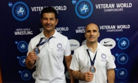 Παγκόσμιο Πρωτάθλημα Βετεράνων Πάλης: Διπλός θρίαμβος με Μπούκη και Μπατάλα!