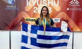 Η Αφροδίτη Γιαρένη ανέβηκε στο ψηλότερο σκαλί του βάθρου στα 400μ μικτής ατομικής