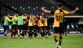Μεγάλη  πρόκριση για ΑΕΚ, στο 94' νίκησε 2-1 την Βόλφσμπουργκ!(vid)