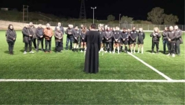 Πριν την προπόνηση της  γυναικείας ομάδα του ΟΦΗ τελέστηκε Αγιασμός