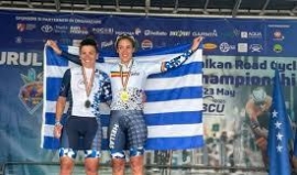 Το ασημένιο μετάλλιο στο Βαλκανικό πρωτάθλημα δρόμου που διεξάγεται στη Ρουμανία κατέκτησε η Αργυρώ Μηλάκη