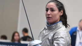 Η Δέσποινα Γεωργιάδου κρέμασε το χρυσό μετάλλιο στο λαιμό της στο τουρνουά ξιφασκίας satellite
