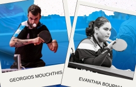 Μπουρνιά και Μουχθής στην Ιταλία στα εγκαίνια των Para Future Tournaments