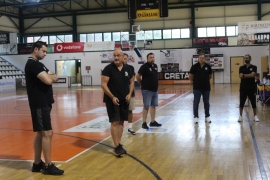 Η πρώτη επίσημη προπόνηση του ΟΦΗ πραγματοποιήθηκε στο κλειστό του ΒΑΚ