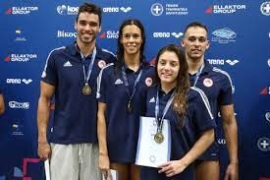 Οι   Χρήστου και   Δράκου κατέκτησαν ακόμα ένα χρυσό μετάλλιο στο πανελλήνιο πρωτάθλημα κολύμβησης