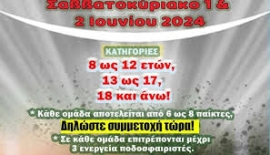 Ολοκληρώνεται στις 28/05 η προθεσμία υποβολής δηλώσεων συμμετοχής στο τουρνουά ποδοσφαίρου Θραψανού