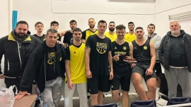 Την κοπή της πρωτοχρονιάτικης πίτας πραγματοποίησε η ομάδα μπάσκετ του Εργοτέλη