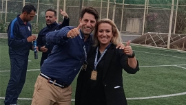 Στην φιέστα της γυναικείας ομάδας του Candia Sport το κλίμα ήταν πανηγυρικό