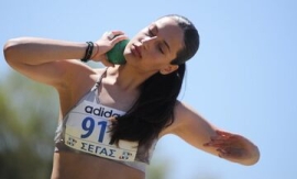 Η Αναστασία Ανδρεάδη σημείωσε νέο Πανελλήνιο ρεκόρ στη σφαιροβολία Κ18 με 17,76 μ
