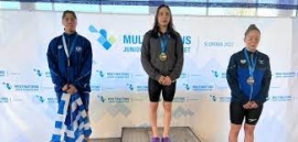 Χαλκίνο μετάλιο  στο Πανελλήνιο πρωτάθλημα ανδρών-γυναικών  η Αρτεμις Βασιλάκη
