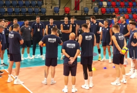 Έτοιμη και αποφασισμένη να μπει «με το δεξί» στο Ευρωπαϊκό πρωτάθλημα Βόλεϊ είναι η Εθνική Ανδρών