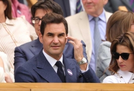 Ο Ρότζερ Φέντερερ παρακολούθησε από το Royal Box την προσπάθεια του Νόβακ Τζόκοβιτς
