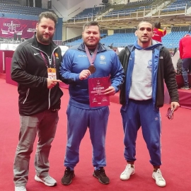 Το χάλκινο μετάλλιο στο Ευρωπαϊκό πρωτάθλημα Πάλης Υποταγής κατέκτησε ο Γιάννης Καργιωτάκης.
