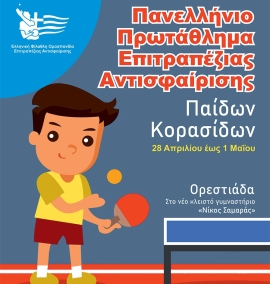 Οι αριθμοί για το επικείμενο Πανελλήνιο πρωτάθλημα παίδων-κορασίδων