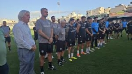 Πριν την σημερινή προπόνηση του ΟΦΗ τελέστηκε αγιασμός