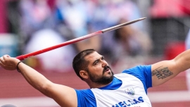O Μανώλης Στεφανουδάκης ήρθε 1ος στη σφαίρα ( F54) με βολή στα 7.94 μ