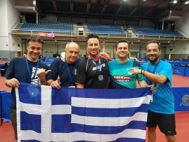 Έναν χρόνο  πριν. Ο Γιάννης Βλοτινός κατακτά το ασημένιο μετάλλιο στο Ευρωπαϊκό πρωτάθλημα βετεράνων της Βουδαπέστης