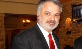 Ξενάγηση του υποψήφιου Προέδρου Τάσου Χρυσανθόπουλου  στο Ολυμπιακό Προπονητήριο Τοξοβολίας