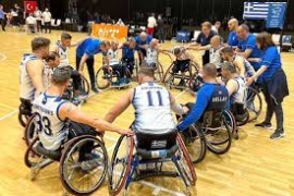 Η Εθνική ομάδα μπάσκετ με αμαξίδιο επικράτησε με 62-31 της Τσεχίας