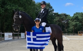 O Κρητικός Μιχάλης Καλαράκης, έκανε εξαιρετική εμφάνιση στο διεθνή αγώνα Παρα Ιππικής Δεξιοτεχνίας