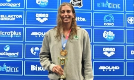 Ικανοποιημένη έμεινε η Άννα Ντουντουνάκη από την επίδοσή της στο Acropolis Swim Open