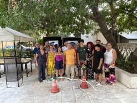 Mε επιτυχία έγιναν τα μαθήματα τοξοβολίας για τυφλούς στο Φάρο Τυφλών