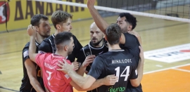 “Φωτιές” έβγαζε ο ΟΦΗ στο πρώτο του εντός έδρας παιχνίδι στη Volley League με αντίπαλο τον ΠΑΟΚ