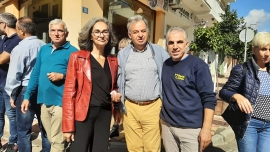 Ο βουλευτής Ηρακλείου , Γιώργος Λογιαδης συνόδευσε τη Σοφία Σακοράφα