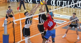 Η ομάδα βόλει του ΟΦΗ ηττήθηκε  με 3-0 σετ από τον Πανιώνιο στην Αθήνα