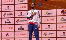Ο Στέφανος Ξένος κέρδισε 7-1 στον τελικό τον Καζάκο Αλπισμπάι και κατέκτησε το χρυσό μετάλλιο