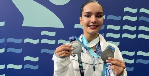 Η εκπληκτική Ισμήνη Μαρία Καραβασίλη κατέκτησε το ασημένιο μετάλλιο