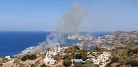 Φωτιά στην  Αγία Πελαγία!!!!(vid)